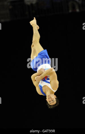 - Gymnastique Gymnastique Visa International - Jour 1 - North Greenwich Arena Banque D'Images