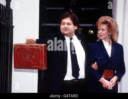 Nigel Lawson/Budget Banque D'Images