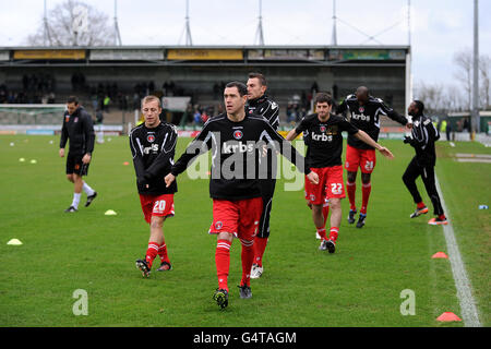 - Football npower Football League One - Yeovil Town v Charlton Athletic - Huish Park Banque D'Images