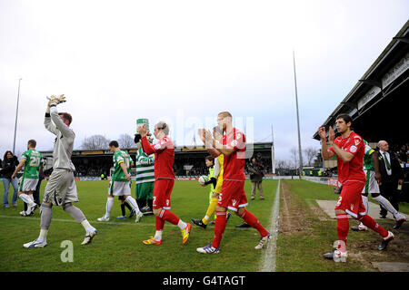 - Football npower Football League One - Yeovil Town v Charlton Athletic - Huish Park Banque D'Images