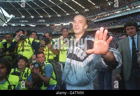 FOOTBALL ITALIEN. GIANLUCA VIALLI, JUVENTUS Banque D'Images