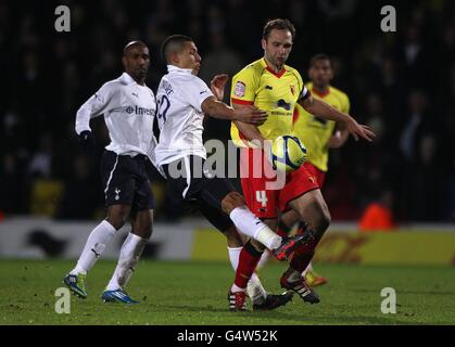 Football - FA Cup - Quatrième ronde - Watford v Tottenham Hotspur - Vicarage Road Banque D'Images