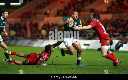 Rugby Union - LV  = Coupe - Llanelli Scarlets v London Irish - Parc Y Scarlets Banque D'Images