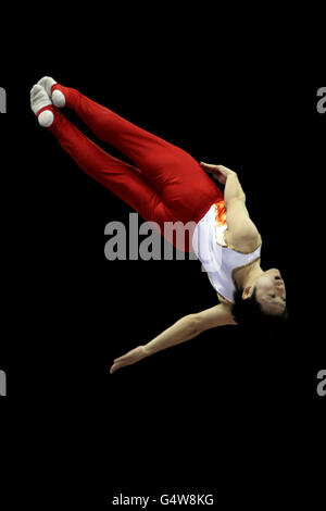 Gymnastique - Trampoline et Tumbling 28e Championnats du Monde 2011 - Jour 1 - NIA Banque D'Images