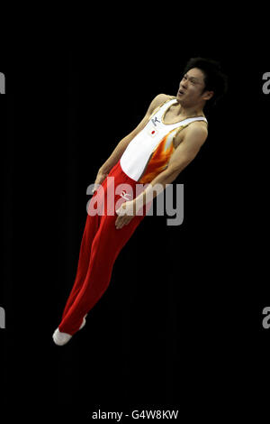 Gymnastique - 28ème Championnat du monde de trampoline et de tumbling 2011 - jour 1 - NIA.Masaki Ito au Japon pendant les championnats du monde de trampoline et de tumbling Banque D'Images