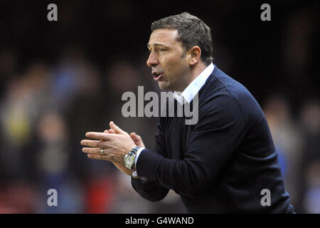 Football - championnat de la npower football League - Bristol City v Millwall - Ashton Gate. Derek McInnes, directeur de Bristol City Banque D'Images