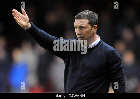 Football - championnat de la npower football League - Bristol City v Millwall - Ashton Gate. Derek McInnes, directeur de Bristol City Banque D'Images