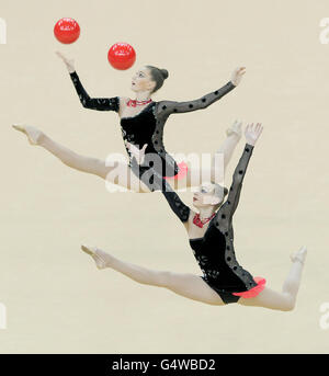 - Gymnastique Gymnastique Visa International - Jour 9 - North Greenwich Arena Banque D'Images