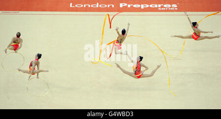 - Gymnastique Gymnastique Visa International - Jour 9 - North Greenwich Arena Banque D'Images