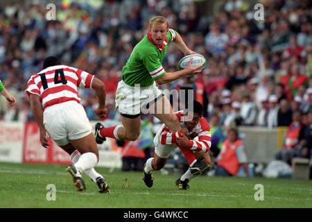DAILY TELEGRAPH CARD 1995 RUGBY COUPE MONDE WALES PAYS DE GALLES IEUAN