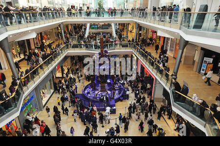 Fontaine de chocolat Cadbury Banque D'Images