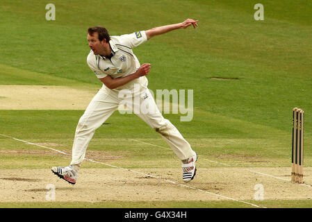 Cricket - LV= Championnat du comté - Division un - deuxième jour - Middlesex v Worcestershire - Lord's.Alan Richardson, de Worcestershire, au bowling Banque D'Images