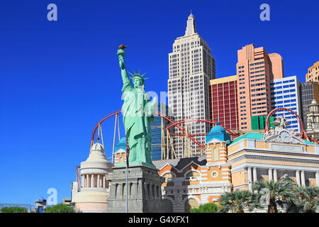 New York New York hôtel-casino à Las Vegas Banque D'Images