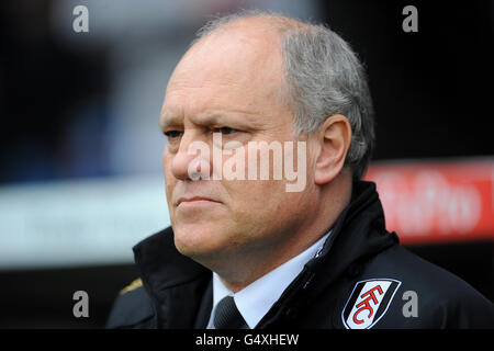 Football - Barclays Premier League - Fulham / Sunderland - Craven Cottage. Martin Jol, responsable de Fulham Banque D'Images