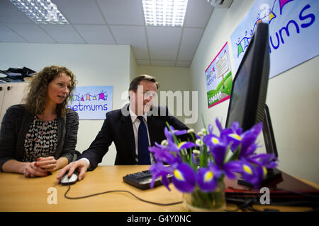 Netmums visites Cameron Banque D'Images