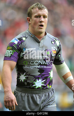 Rugby League - Stobart Super League - Wigan Warriors / Huddersfield Giants - DW Stadium.Luke Robinson, Huddersfield Giants Banque D'Images