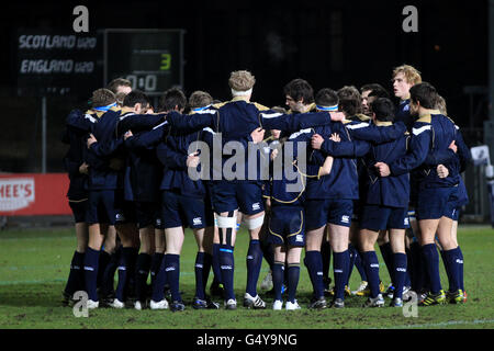 Rugby Union - Ecosse v Angleterre U20 U20 - Firhill Stadium Banque D'Images