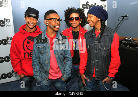 Mindless Behavior à ChoiceFM - Londres Banque D'Images