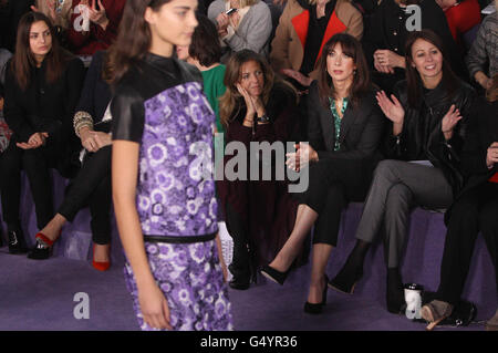 Christopher Kane Front Row - London Fashion Week Banque D'Images