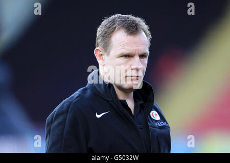 Rugby Union - Aviva Premiership - Saracens / Leicester Tigers - Vicarage Road. Saracens Directeur de Rugby Mark McCall Banque D'Images