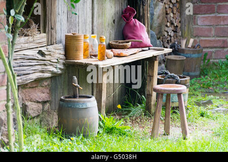 La NOUVELLE ZELANDE, Waikato, Hobbiton Matamata, maison à Hobbiton, film, Banque D'Images