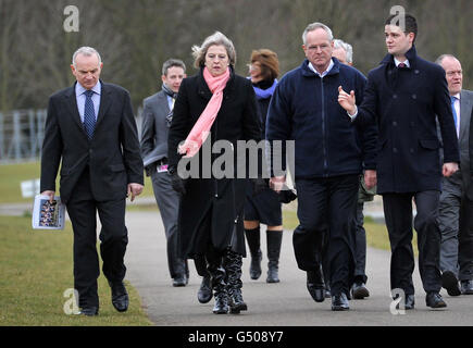 Visites d'Eton Dorney, mai Banque D'Images