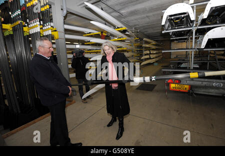 Visites d'Eton Dorney, mai Banque D'Images