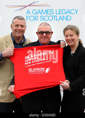 Rugby Union - Glasgow 7 Photocall - musée de Kelvingrove Bénévoles Banque D'Images