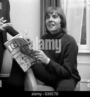 Musique - La France Gall - Photocall - Davy Jones - Grosvenor House Hotel, Londres Banque D'Images