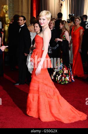 Michelle Williams arrive pour les 84e Academy Awards au Kodak Theatre de Los Angeles. Banque D'Images