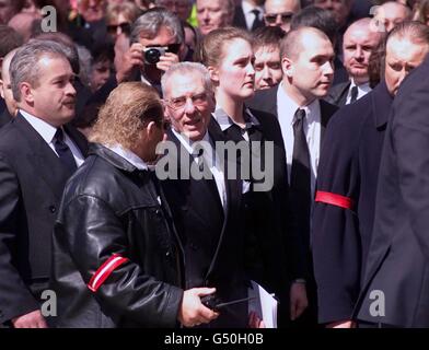 Charlie Kray funeral Reggie Kray Banque D'Images