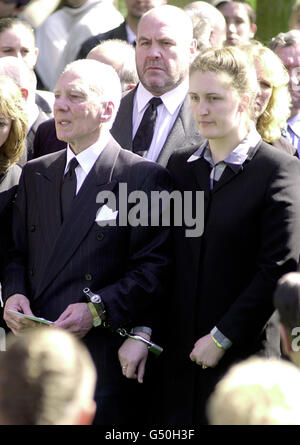 Charlie Kray funeral Reggie Kray Banque D'Images