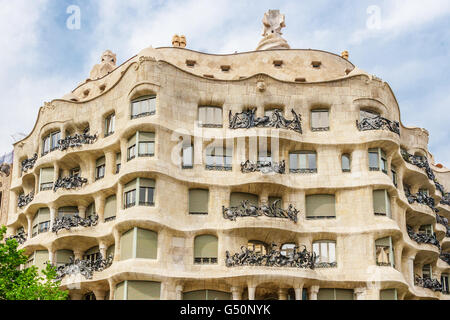 Attractions touristiques de Barcelone, les architectures traditionnelles à Barcelone, Catalogne, Espagne. Banque D'Images