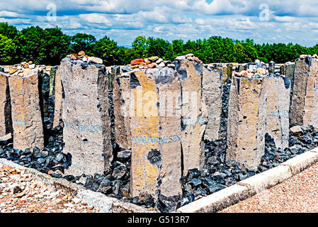 Le Camp de concentration de Buchenwald, près de Weimar ; Konzentrationslager Buchenwald Banque D'Images