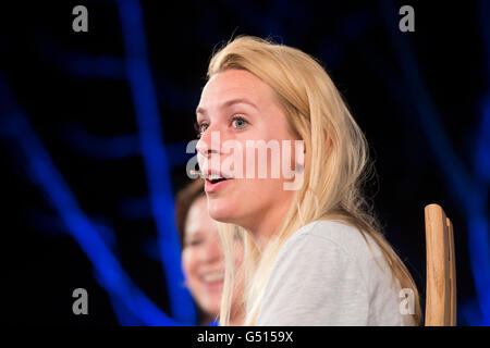 Sara Pascoe. L'écrivain anglais, humoriste et actrice. Au Hay Festival de la littérature et des Arts, le 30 mai 2016 Banque D'Images