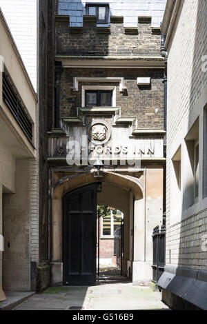 Clifford's Inn, une ancienne auberge de chancellerie à côté de Fleet Street, Londres, Angleterre, Royaume-Uni Banque D'Images