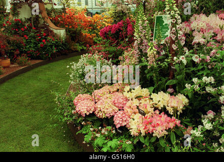 Le Notcutts Garden Centre qui a remporté un Gold Award au Chelsea Flower Show, 2000 à Londres. Banque D'Images