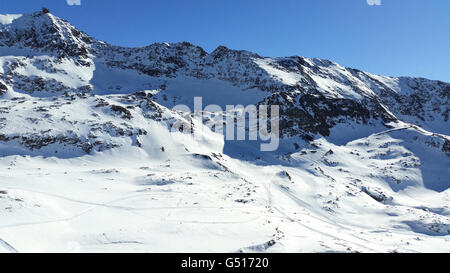 Le domaine de ski Alpe d Huez, dans les Alpes Françaises Banque D'Images