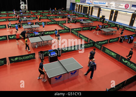 Tennis de table - Championnats nationaux 1917 2012 - Jour 1 - Ponds Forge Banque D'Images