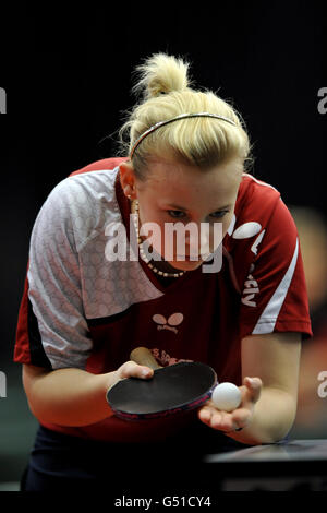 Tennis de table - Championnats nationaux 1917 2012 - Jour 1 - Ponds Forge Banque D'Images