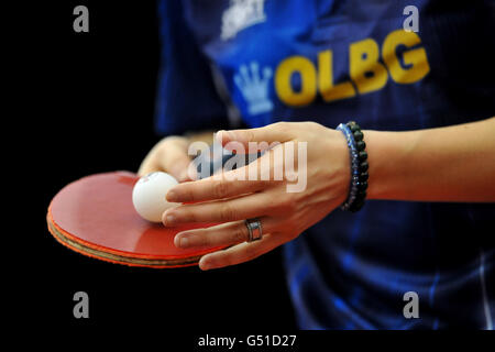 Tennis de table - Championnats nationaux 1917 2012 - Jour trois - Ponds Forge Banque D'Images