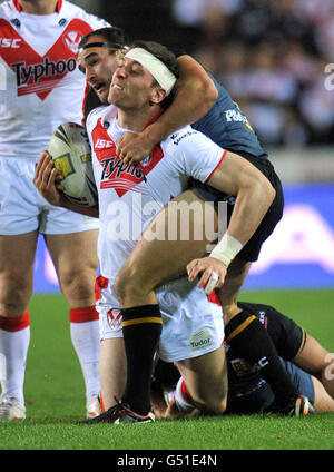 Rugby League - Stobart Super League - St Helens v Hull FC - Langtree Park Banque D'Images