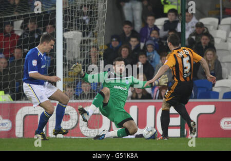 Soccer - npower Football League Championship - Cardiff City v Hull City - Cardiff City Stadium Banque D'Images