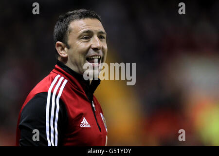 Football - championnat de la npower football League - Bristol City / Watford - Ashton Gate. Derek McInnes, directeur de Bristol City Banque D'Images