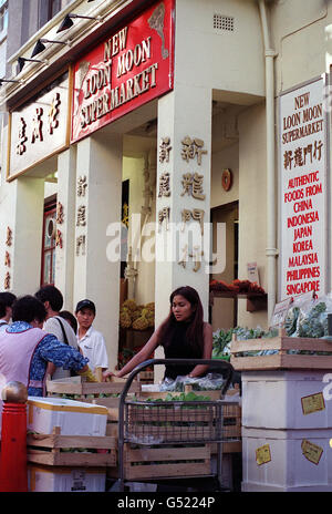 Supermarché Chinatown Banque D'Images