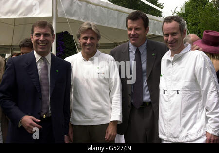 Duc de York McEnroe Borg Faldo Banque D'Images