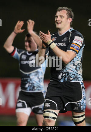 Rugby Union - RaboDirect PRO12 - Glagsow Warriors v Cardiff Blues - Firhill Banque D'Images