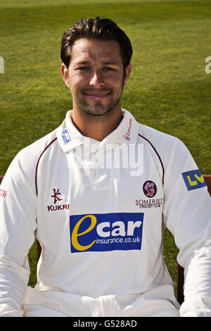 Cricket - 2012 Photocall - Somerset County Ground Banque D'Images