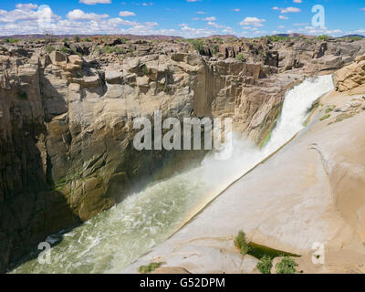 L'Afrique du Sud, Cap Nord, Benede Oranje, Parc National d'Augrabies Falls, chutes d'Augrabies du fleuve Orange Banque D'Images