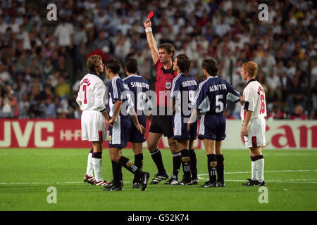 Football - Coupe du Monde FIFA 2002 - Angleterre v Argentine - Japon Banque D'Images